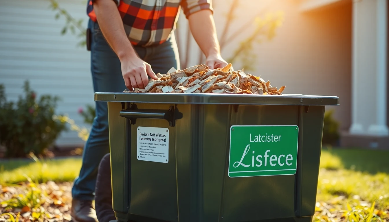 Small Dumpster for Yard Waste